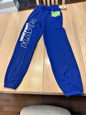 Poppi x Target Graphic Sweatpants Blue XXS